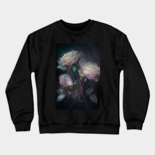 ridescent pastel roses3 Crewneck Sweatshirt